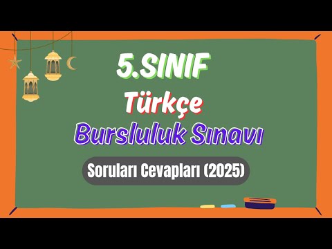 (2025) 5.Sınıf Türkçe