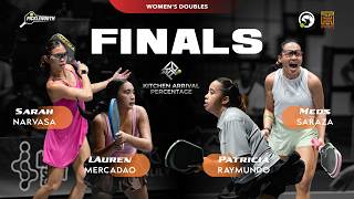 🇵🇭 Pickleball OPEN Championship Match l Women’s Doubles Narvasa l Mercado vs Saraza | Raymundo