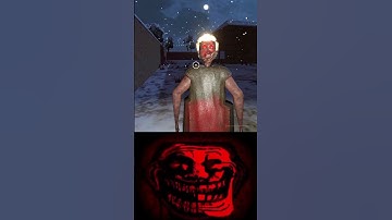 Granny Remake Mobile Vs Granny The Mall Cought 👿 Trollface Edit #shorts #granny #trollface #granny1