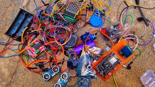 My old Electronic items | Dc motor | Diy gadget | Jumper Wires | 3.7v lithium battery