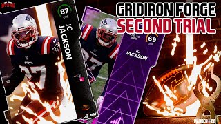Madden 22 Ultimate Team Gridiron Forge Second Trial Solos (Free 87 OVR JC Jackson & Power Up Card)