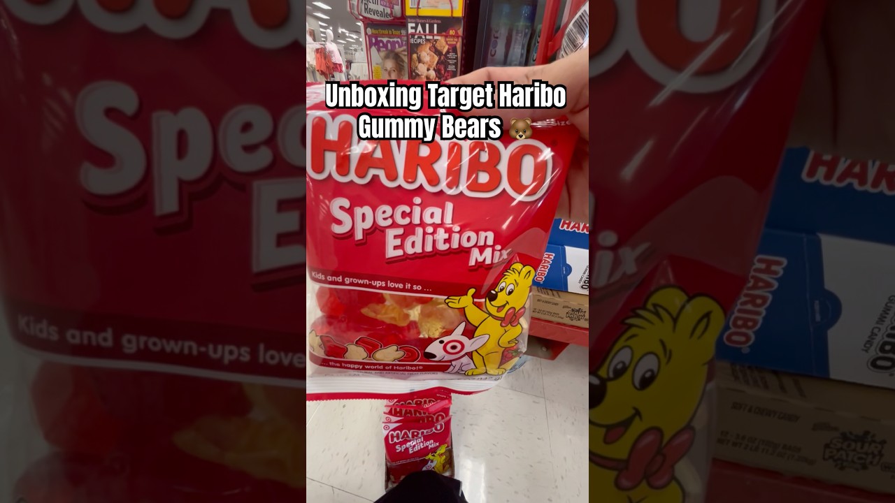 Unboxing Target Haribo Gummy Bears 🐻