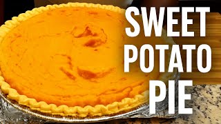 Sweet Potato Pie #whatsfordessert #sweetpotatopie