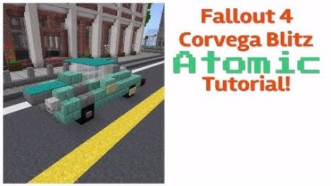 Fallout 4 Minecraft Corvega Blitz! Atomic tutorial!