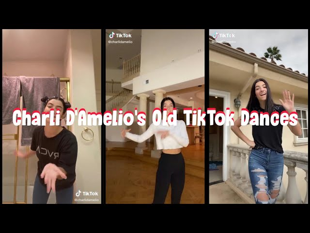 Charli D'Amelio's Old TikTok Dances Compilation (Part 10) class=