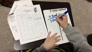 Elapsed Time Using a T-Chart