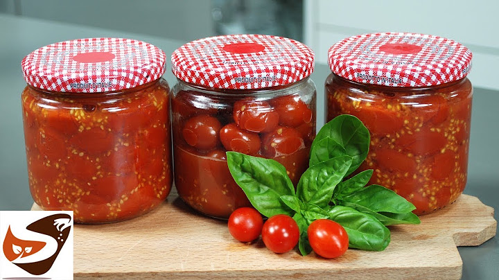 Pomodorini sotto vetro al naturale – Conserva di pomodoro veloce fatta in casa