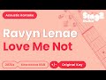 Ravyn Lenae Love Me Not Acoustic Karaoke