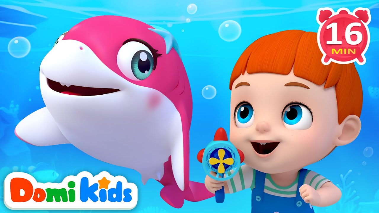 Baby Shark  More Domi Kids Songs  Nursery Rhymes  Educational Songs