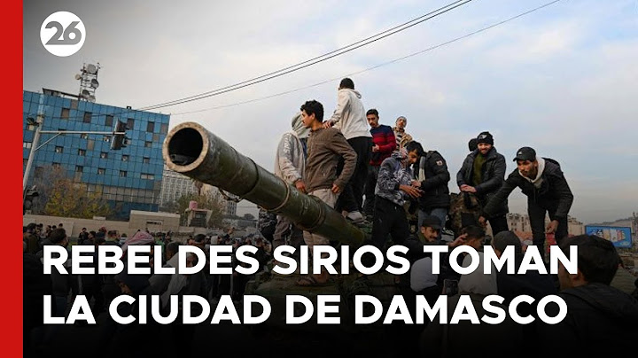 🚨 EN VIVO - SIRIA | Rebeldes toman Damasco y provocan la caída de Bashar al-Assad