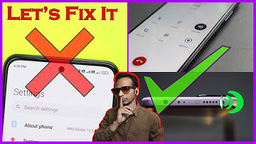 No Sound On Earpiece While In Call But Speaker Works Fine