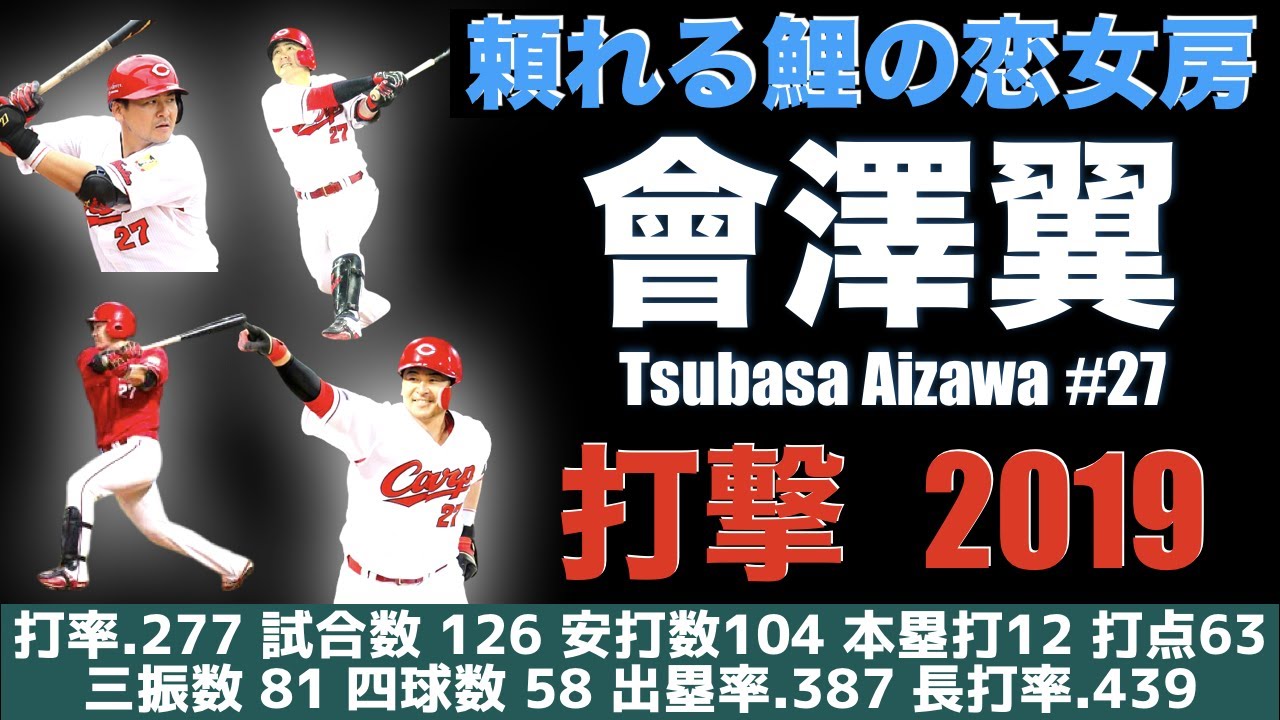 2019年 広島東洋カープ・會澤翼が魅せた 打撃【この打撃は魅力的