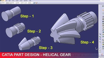 CATIA Helical Gear design - Tutorial for beginners