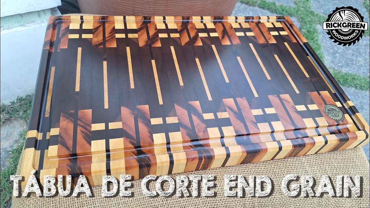 Tábua de Corte End Grain  - Aprenda como Confeccionar