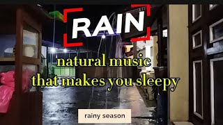 Natural music that makes you sleepy #rain 