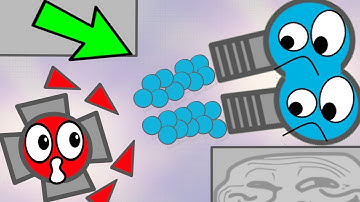 Diep.io NEW TOP 1000% FUNNY MAZE TROLLING ( Diepio fun ft wormate )