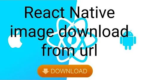 React Native image download from url in ios