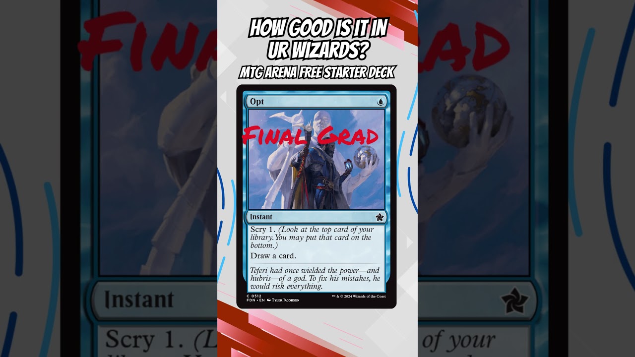 How good is Opt in UR Free Starter Wizards Deck?  