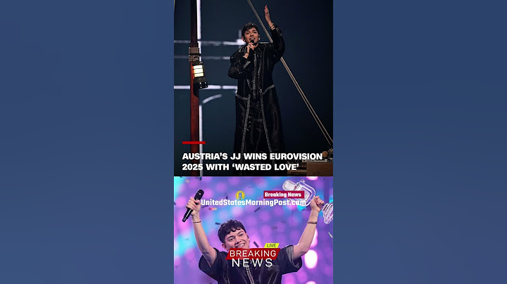 Austria’s JJ Wins Eurovision 2025 with Wasted Love! 🎤 | Grand Final Highlights