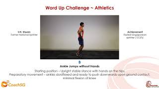 Coachsg X Singapore Athletics Sa - B - Ankle Jumps Without Hands