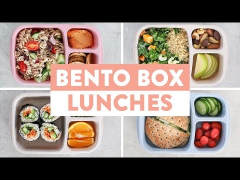 5 EASY Bento Boxes for Back to School | Healthy Lunch Ideas