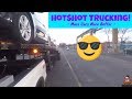 ( Hot Shot Trucking ) Auto Transporting with 2008 F350 and Three Car Wedge Trailer!