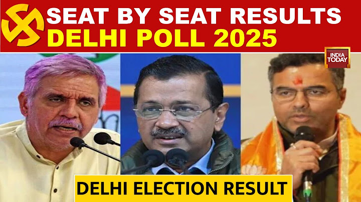 Delhi Election 2025: Seat By Seat Results 2025 | BJP Leads In Delhi | AAP Vs BJP | India Today