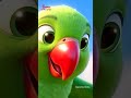 கிளியே கிளியே பறந்துவா - Pretty Green Parrot Song | Nursery Rhymes for kids | Galatta Kids | Shorts