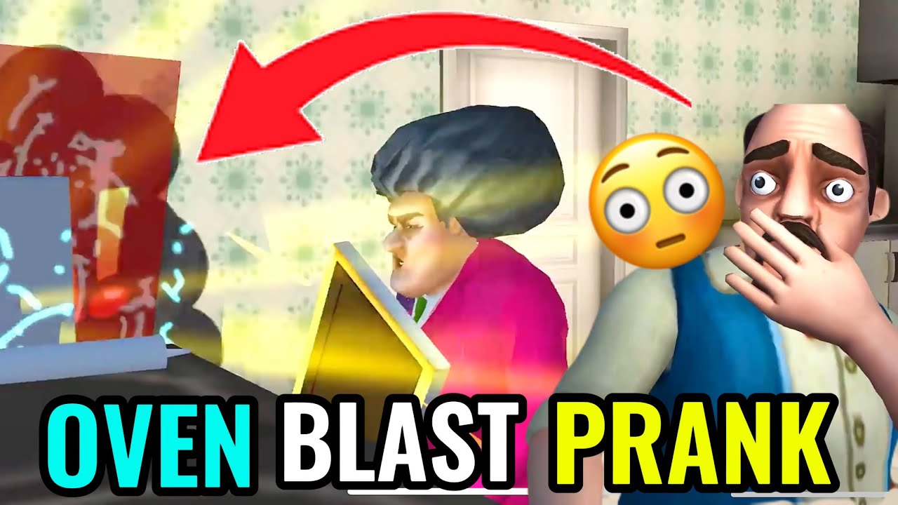 OVEN BLAST PRANK GONE WRONG 😂 || SCARY TEACHER 3D GAMEPLAY - YouTube