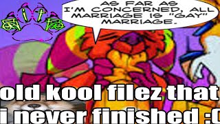 many old scrap files