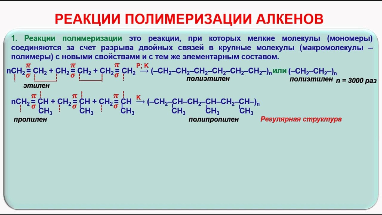 Какая реакция характерна алкенам