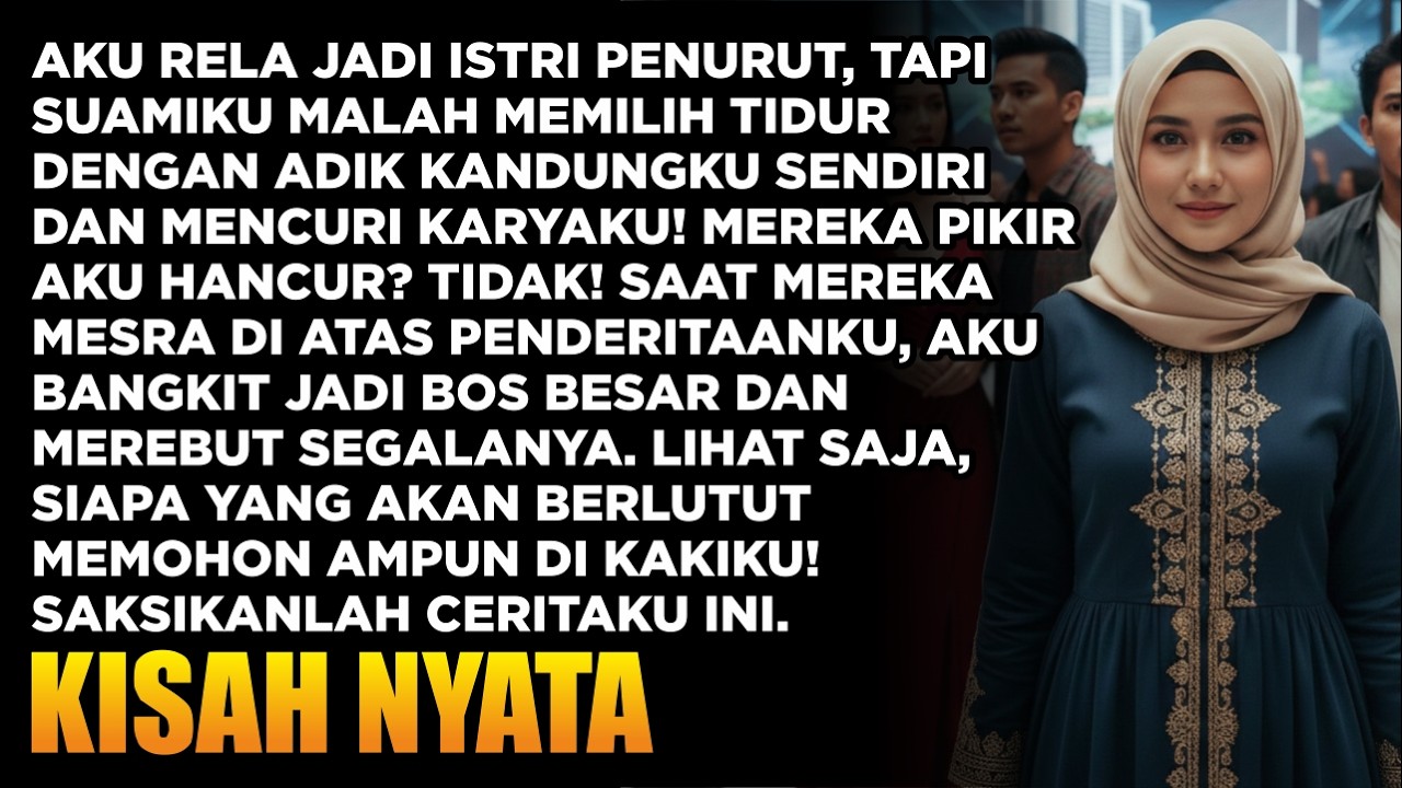 ADIK KANDUNG & SUAMIKU SENDIRI TEGA BERKHIANAT - MEREKA BAHKAN MENGUSIRKU DARI RUMAHKU SENDIRI