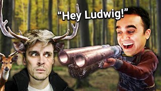 I went INSANE and hunted the biggest streamers... (Ludwig, Valkyrae, Kkatamina, Fuslie)