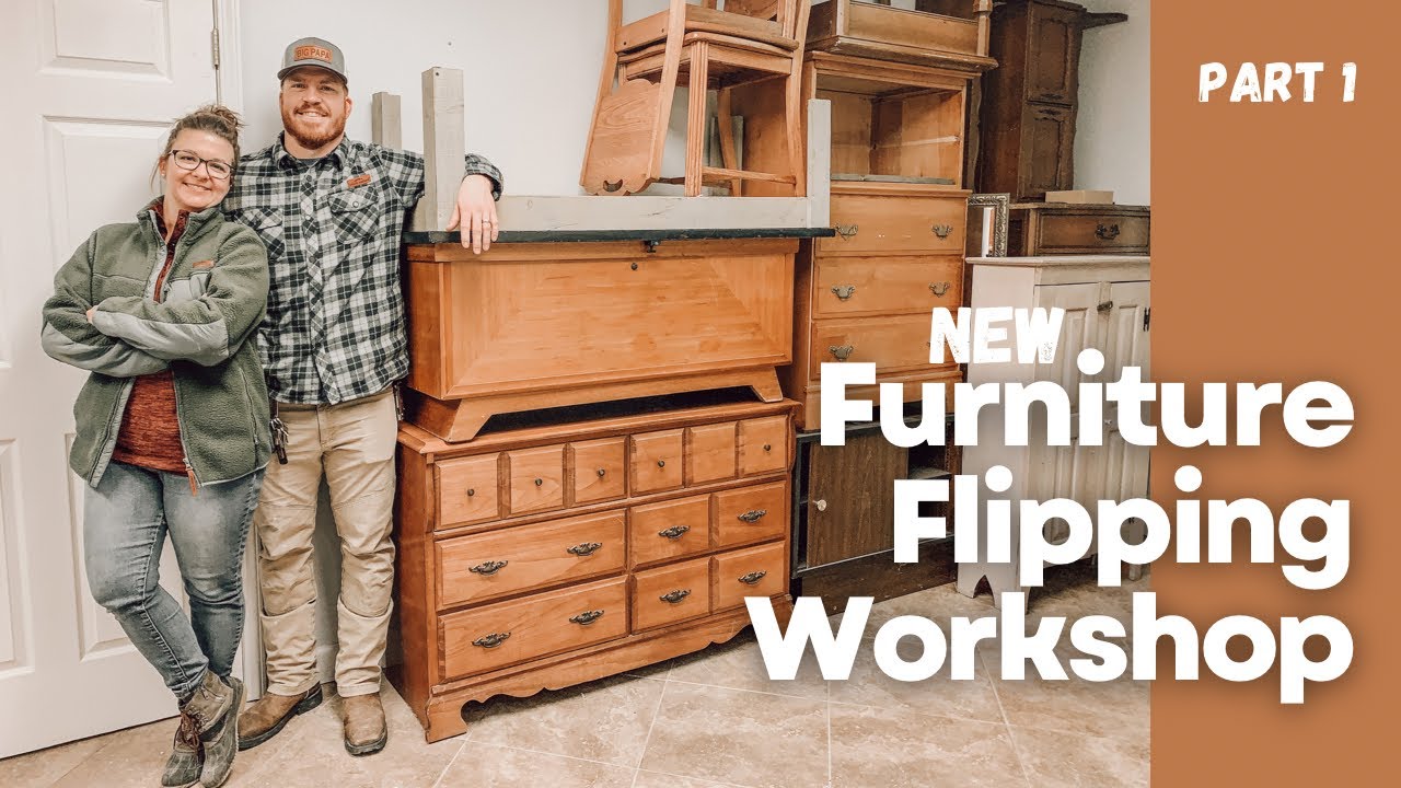 Our New Furniture Flipping // Part 1 First Look Tour and