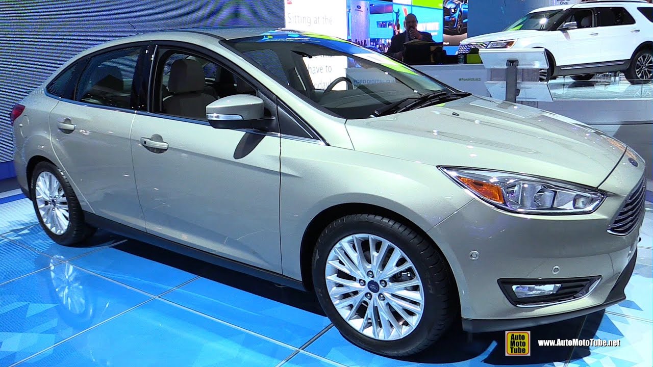 2015 Ford Focus Titanium Sedan Exterior And Interior Walkaround 2015 Detroit Auto Show