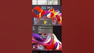 Gaming monitor 60 Hz vs 240 Hz
