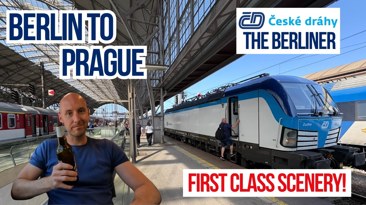 Путешествие из Берлина в Прагу первым классом на поезде: путеводитель по живописной железной доро...