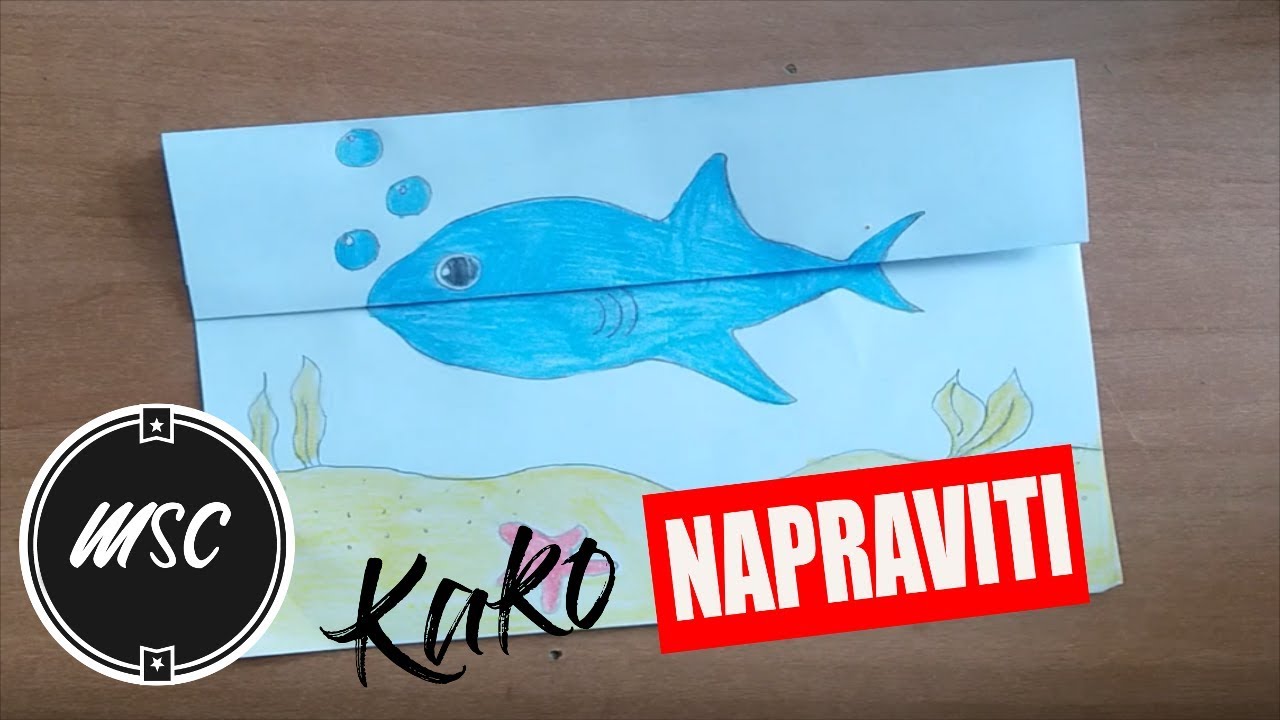 How to make Surprise Big Mouth Shark? - Mali Svet Crtanja - YouTube