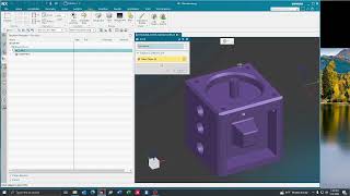 Siemens NX 2206    How To Set Part Origin MCS screenshot 3
