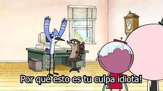 Mordecai Y Rigby Hablando En Latin Con Subulos