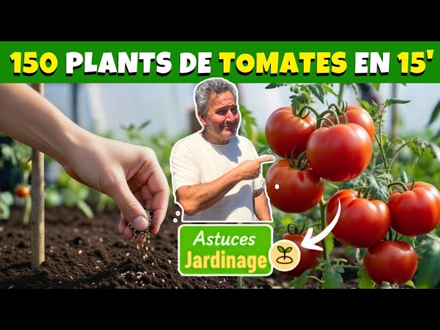 Tomates : Semez 150 plants en 15 min ! + Le guide du potager en Mars 🍅