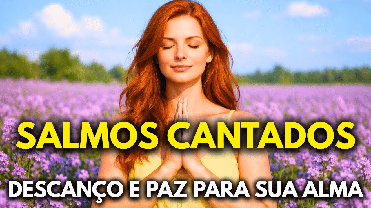 SALMOS CANTADOS PARA DORMIR | Inspirado em Aline Barros | Relaxar e orar