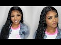 How To Get The Wet Hair Look 💦 | Curly Wig Install 🔥 | Nadula Hair |