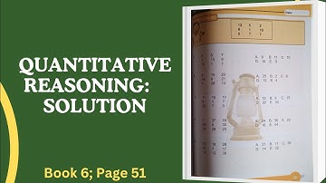 Quantitative Reasoning Solutions for Primary School|Lantern Steps Quantitative Reasoning Book 6