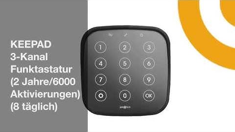 KeePad: Funktastatur mit 3 Kanälen - DE