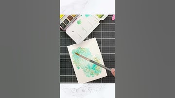 SO EASY to make this Mixed Media Card! #altenew #cardmaking #papercrafting