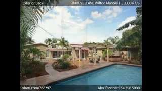 2809 NE 2nd Ave, Wilton Manors Florida 33334. Listed with Alex Escobar, Wilton Manors Realtor