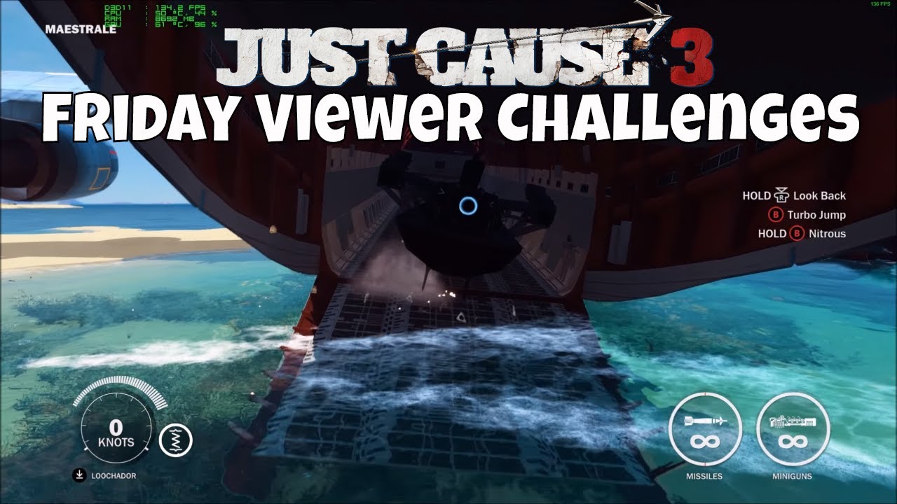 just cause 4 mods Just Cause 3 Friday Viewer Challenges