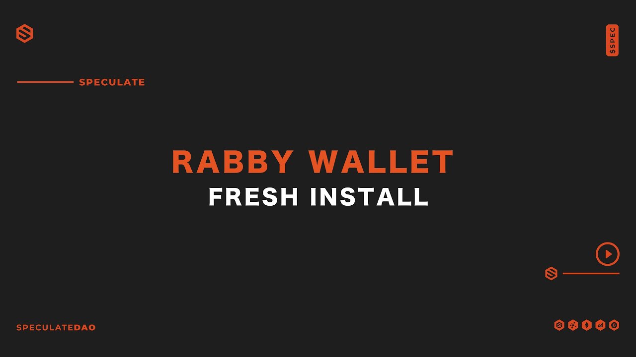 Rabby Wallet Fresh Install  - Chrome