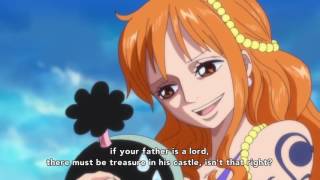 When Momonosuke Hug Nami And Robin Once Again - Funny Moment One Piece